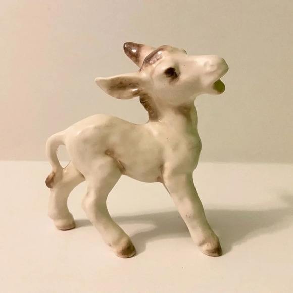Vintage Donkey Standing Figurine 4.5  Inch Tall Burro Mule Collectible Animal - Picture 1 of 13